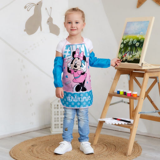 Фартук с нарукавниками детский Smile, Минни Маус, 49×39 см