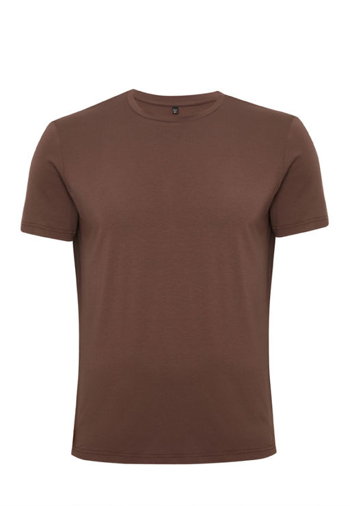 Футболка мужская короткий рукав GREG G145-V-70265 (кофейный)  фото 4