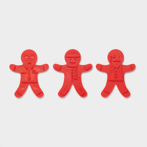 Форма для печенья Доляна «Пряничный человечек», двусторонние печати 3 шт., пресс, 13×11×3.5 см, МИКС