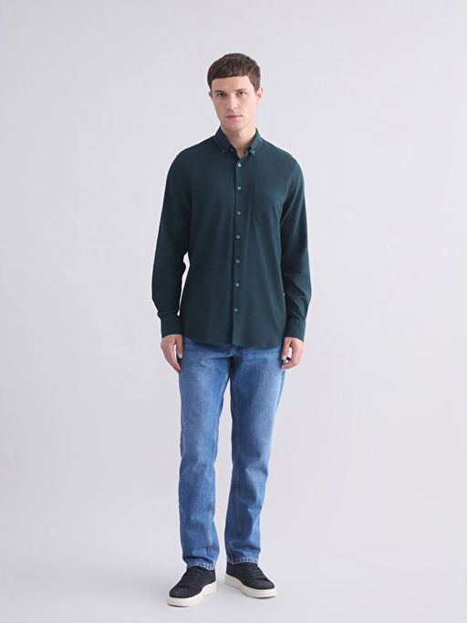 Regular Fit Uzun Kollu Erkek G?mlek