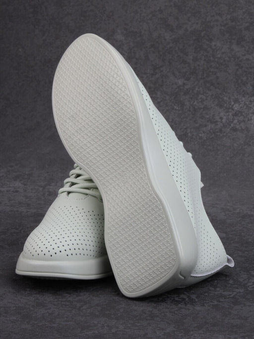 03-YD8-3D LT. GREEN Полуботинки женские (натуральная кожа)