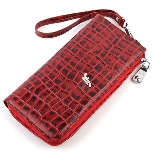 Женский кожаный кошелек на молнии Sergio Valentini СВ 1226-395