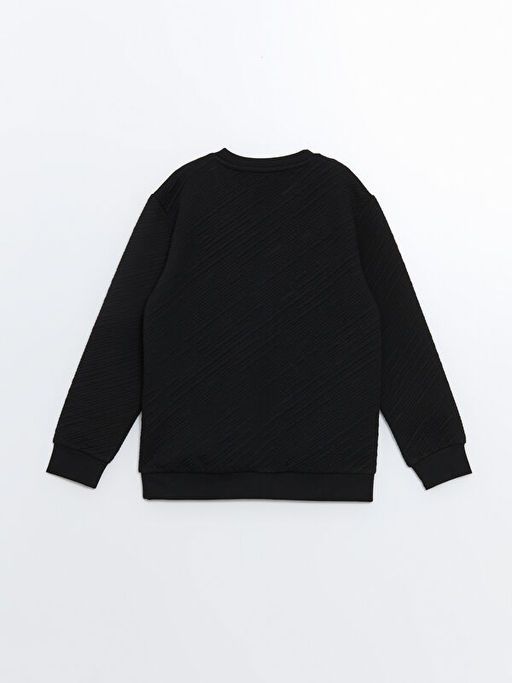 Bisiklet Yaka Erkek ?ocuk Sweatshirt