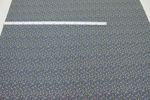 Штапель Премиум Полевое настроение цв.серо-голубой джинс, ш.1.45м, вискоза-100%, 120гр/м.кв - Купава фото 10