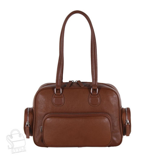 Сумка женская кожаная 260NN brown Natale Navetta  фото 3