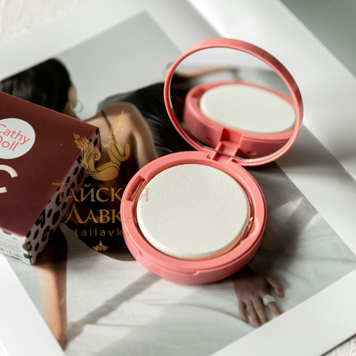 CC-Пудра Компактная Матирующая Speed White SPF40 Pa+++ (24 Средний Беж) CATHY DOLL, 12 гр  фото 7