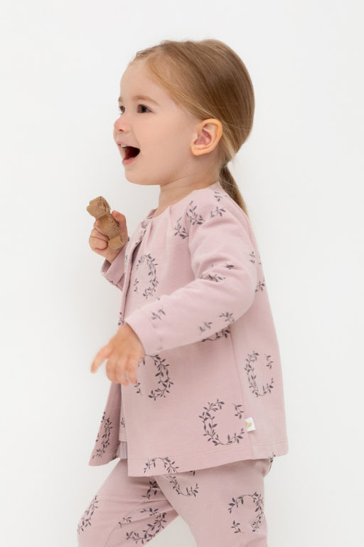 Crockid _ КР 302641/розово-сиреневый,веточки к523 жакет для дев