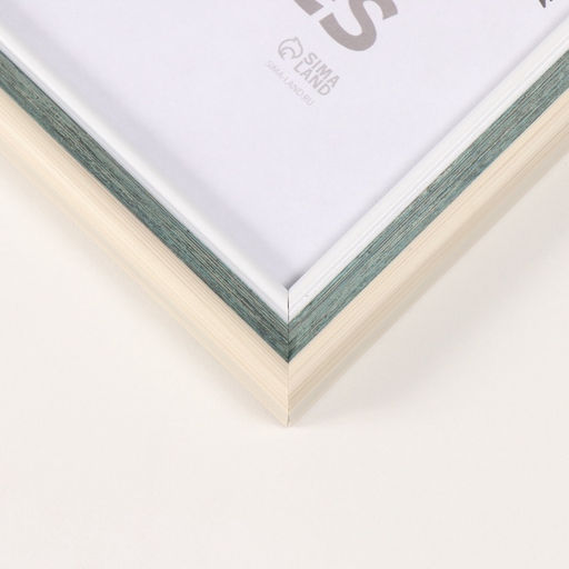 Фоторамка пластик "Ненси" 21х30 см, зелёный (пластик)