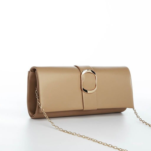 Сумка-клатч на магните, цвет бежевый - Simaland фото 2