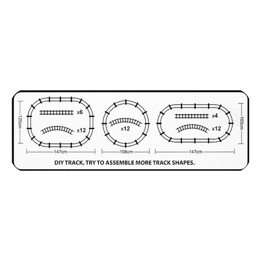 Железная дорога "Млечный путь"(свет, звук) в коробке