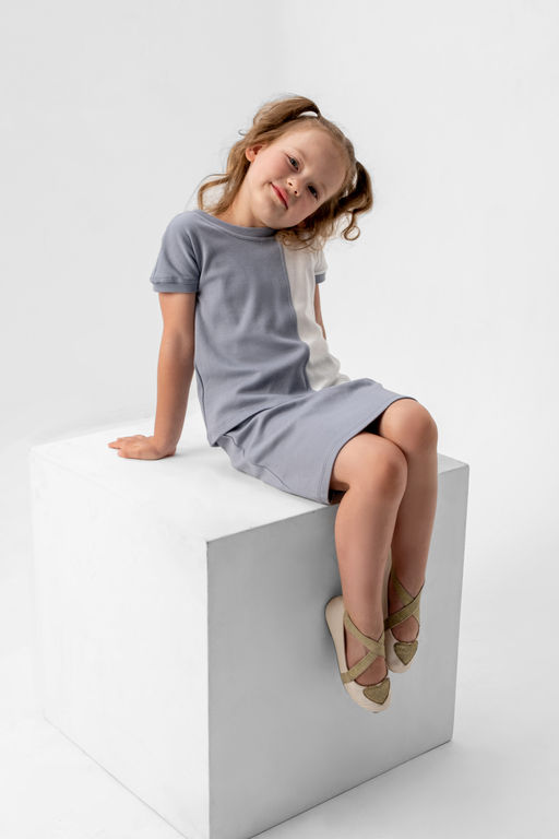 Костюм Элис Серый/молочный