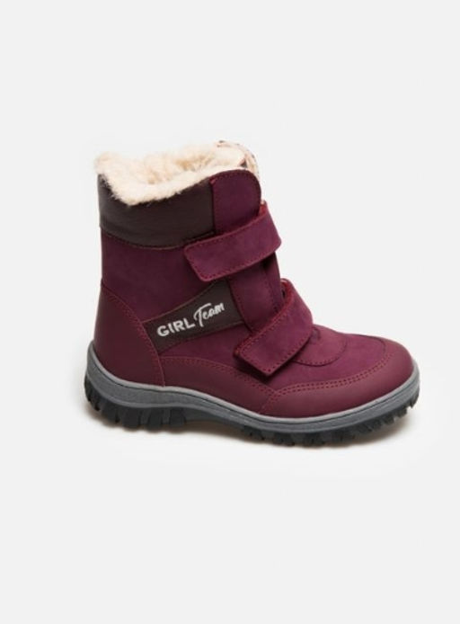 20228210032, Ботинки детские для девочек Bianca-G бордовый Acoola  фото 2