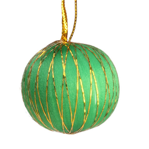 Цена за 3 шт. Ёлочные игрушки Золотая нить, шары новогодние, d=3 см, набор 12 шт., МИКС - Зимнее волшебство фото 6