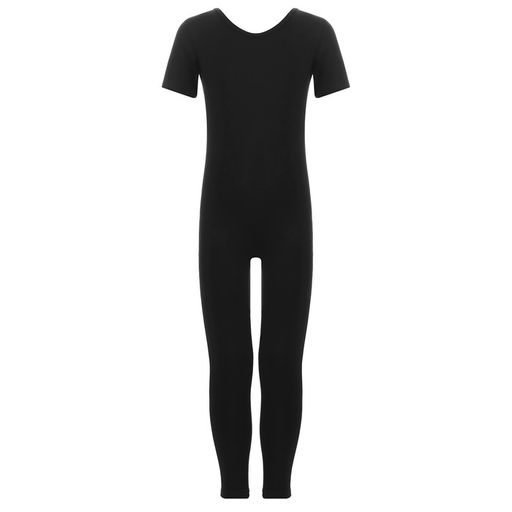 Комбинезон гимнастический Grace Dance, c коротким рукавом, р. 36, цвет чёрный  фото 9