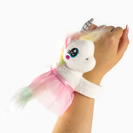 Мягкая игрушка Обнимашка-Единорог, браслет - POMPOSHKI фото 8
