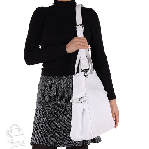 Сумка женская кожаная 99467 white Velina Fabbiano-Safenta/30 в Новосибирске
