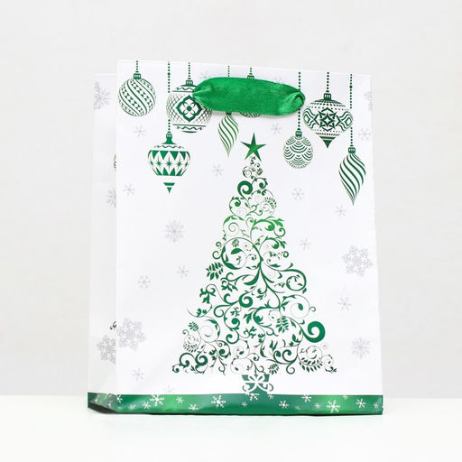 Цена за 12 шт. Пакет ламинированный Новогодняя картина 11,5 х 14,5 х 6 см - Simaland фото 5