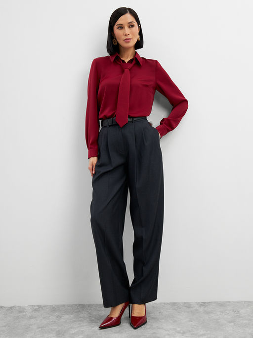 Брюки с 3-мя складками OD-1005-1 серый