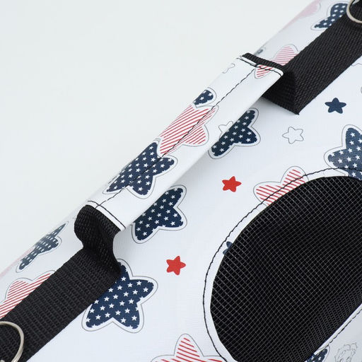 Сумка-переноска каркасная Звёзды, размер M, 40 х 21 х 27 см - Пижон фото 5