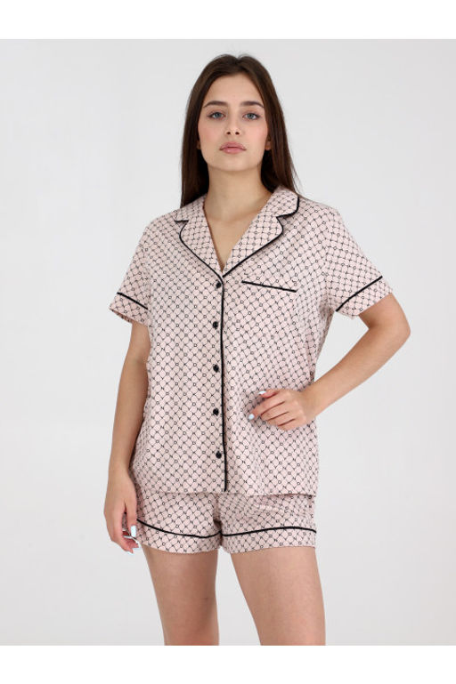 Пижама женская П-90.01 пудра (хлопок, рр 44-54) - Хороший трикотаж фото 5