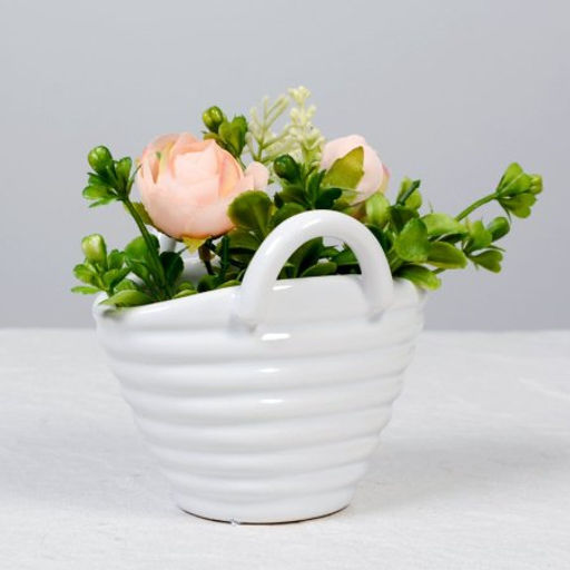 Кашпо Сумочка 11,6 см / FLM-155 /уп 72/ - Галеонтрейд фото 3