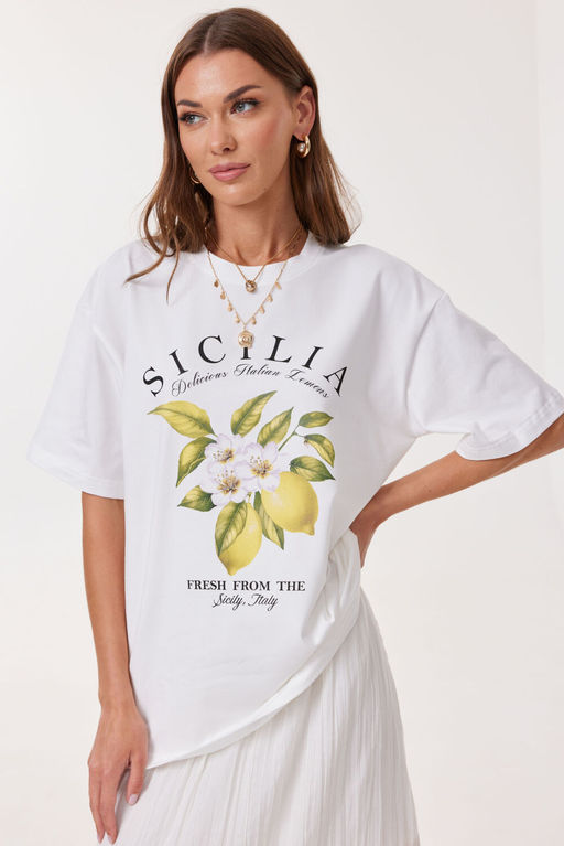 Футболка LYUSHe 4137 лимон