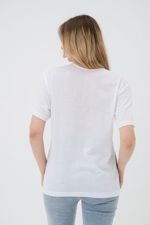 Футболка из кулирки унисекс Город белый - Амадэль фото 7