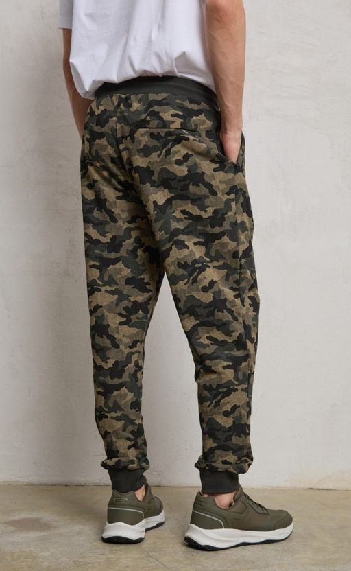 Брюки спорт F411-0891 khaki camo