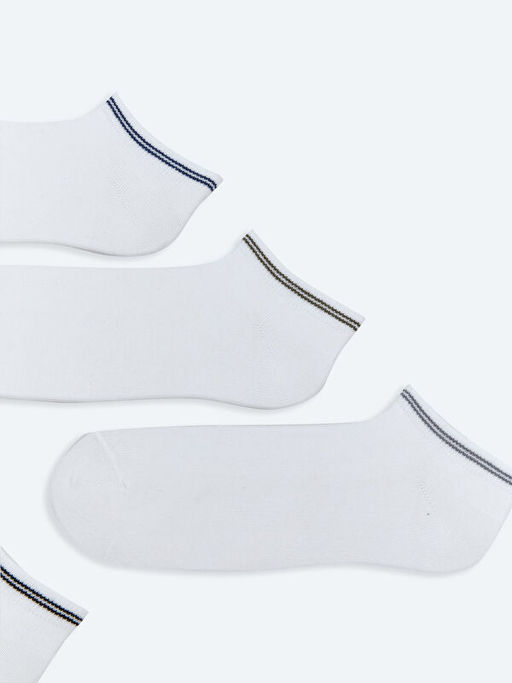 D?z Erkek Patik ?orap 5li