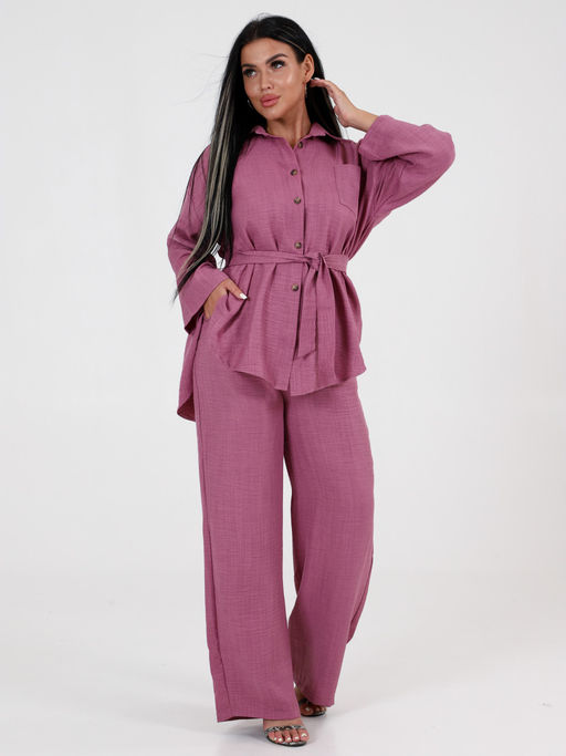 ЖК-569 ЖЕНСКИЙ КОСТЮМ (Сухая роза) - А-дина фото 3