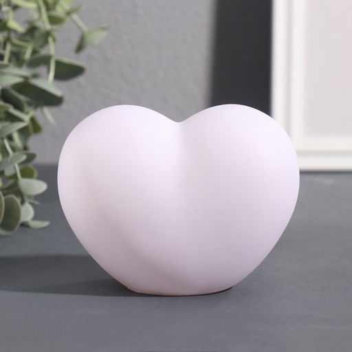 Фигурка светящаяся RISALUX Сердце. Портрет, LED-ночник, 3хLR44, 8?11?7 см