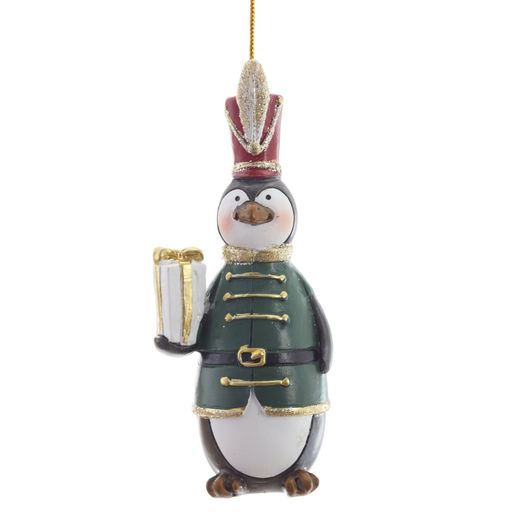 Фигурка декоративная подвесная "Пингвин", L5 W4,5 H12 см, 2в.