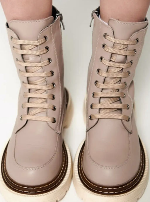 Ботинки JACQUES MACABU, JM 1687.12 , кожа,подошва белая  фото 2