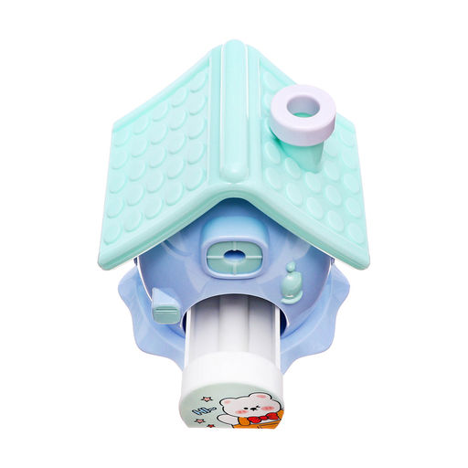 Точилка механическая с контейнером, 5 видов заточки, Домик синий - Simaland фото 8