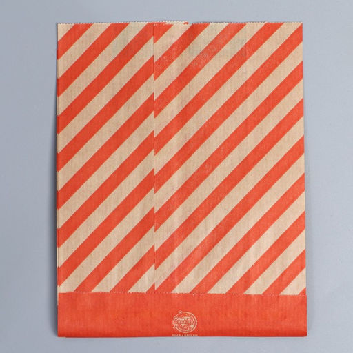 Цена за 50 шт. Пакет бумажный фасовочный новогодний, крафт, V-образное дно Письмо от Деда Мороза, 16.5?13.5?5.5 см