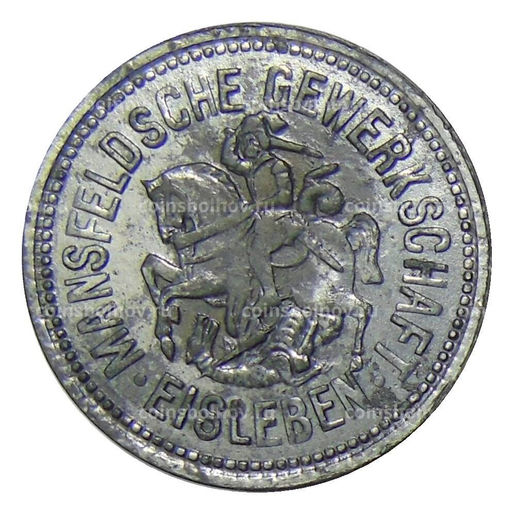 Монета 10 пфеннигов 1917 года Германия  Нотгельд Айслебен