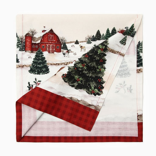 Дорожка Этель «Happy Holidays» 40×149 см, 100% хлопок, саржа 190 г/м²