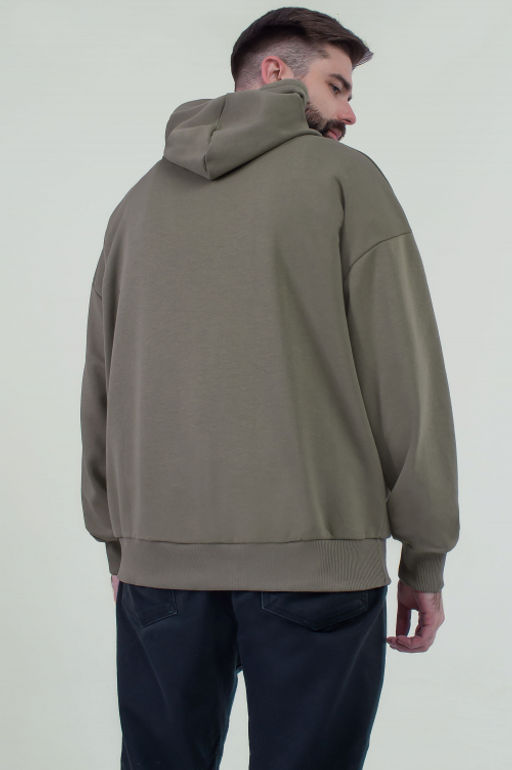 Арт. 6578 Толстовка мужская 46-54 (5 шт) Цвет:пепел - Идеал фото 3