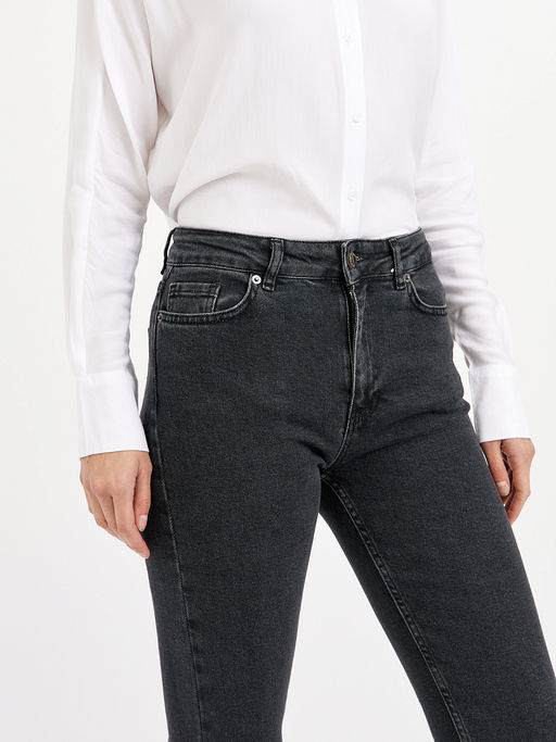 брюки женские укороченные в сером цвете - Glenfield фото 4