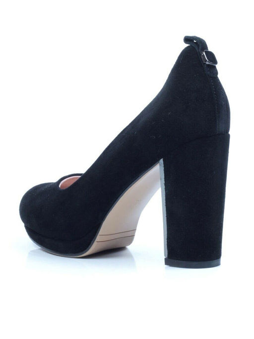 06-X0616-H187-K20 BLACK Туфли женские (натуральная замша)