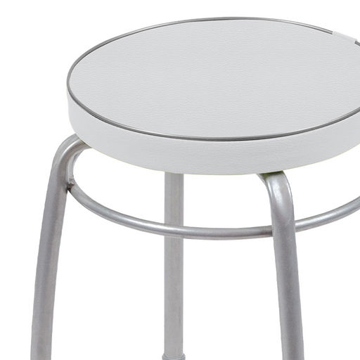 Табурет Фабрик 1 с ободом на 4-х опорах ТФ01/СС светло-серый - Nika фото 2