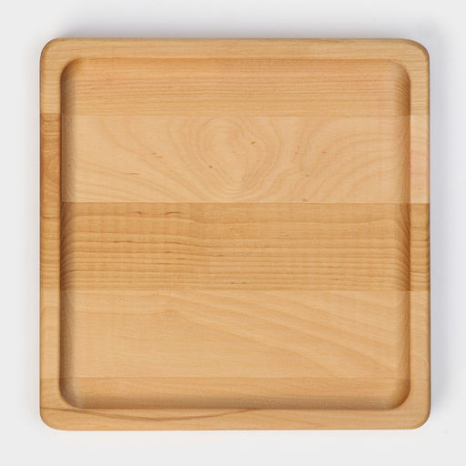 Тарелка Adelica «Классика», 19×1.8 см, пропитана минеральным маслом, дерево, берёза