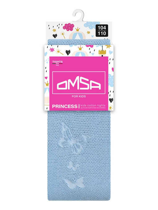 OMSA kids Collant 12A01-1 с ажур рис (бабочки) - pesca  фото 7