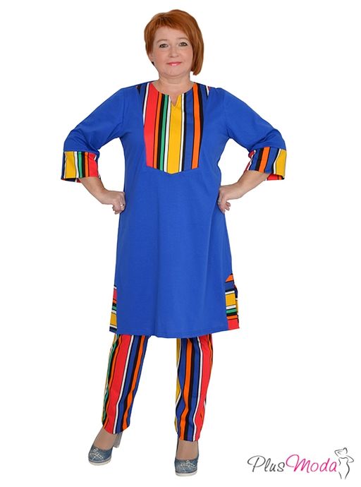 Туника Модель №1041 размеры 44-84 - Plusmoda фото 4