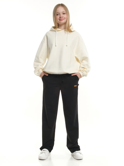 Комплект для девочки 22-7496 молочный|черный