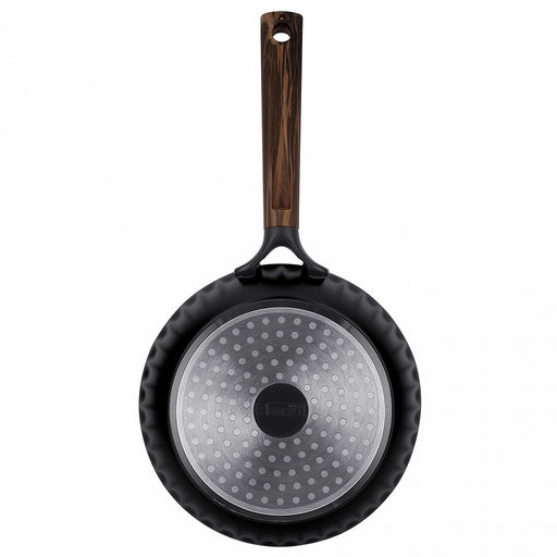 Сковорода с антипригарным покрытием Fiamma д22см, h8,5см, s1,6мм, дно s4,5мм, литой алюминий, бакелитовая ручка с покрытием soft-touch 18,5см, капсульное дно, Regent (Китай) Подходит для всех видов плит, включая индукционную. - Домашняя мода фото 2