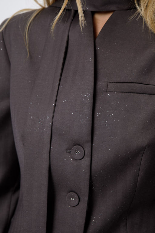 Жакет Pirs 6265 кофейный