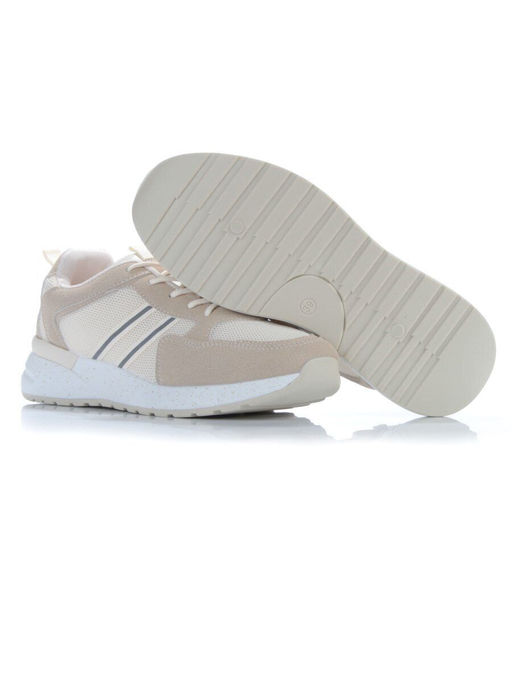 05-6027-6 BEIGE Кроссовки женские (искусственные материалы) - No name фото 15