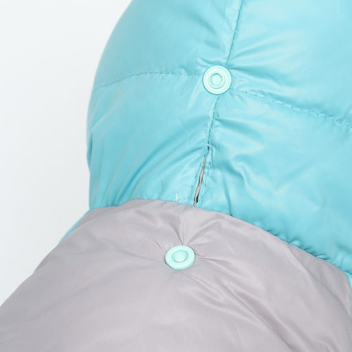 Комбинезон Анорак светоотражающий, размер 10 (ДС 25, ОГ 34, ОШ 24 см), чёрно-голубой - Simaland фото 6