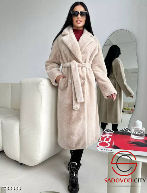 Шуба искусственная женская